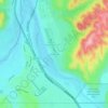 Mappa topografica Nacimiento, altitudine, rilievo