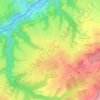 Mappa topografica Le Pré, altitudine, rilievo