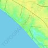 Mappa topografica Eravipuram, altitudine, rilievo
