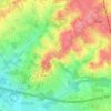 Mappa topografica Koudertaveerne, altitudine, rilievo
