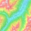 Mappa topografica Neustift im Stubaital, altitudine, rilievo
