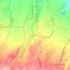 Mappa topografica Pulong Bunga, altitudine, rilievo