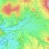 Mappa topografica Sumène, altitudine, rilievo