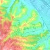 Mappa topografica Ricasoli, altitudine, rilievo