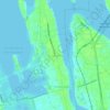 Mappa topografica Kumbalangi, altitudine, rilievo