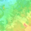 Mappa topografica Jouanne, altitudine, rilievo