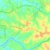 Mappa topografica Manchira, altitudine, rilievo