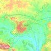 Mappa topografica Шумен, altitudine, rilievo