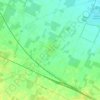 Mappa topografica Manzolino, altitudine, rilievo