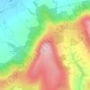 Mappa topografica Carlton Bank, altitudine, rilievo