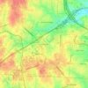 Mappa topografica Springfield, altitudine, rilievo