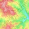 Mappa topografica Margnot, altitudine, rilievo