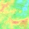 Mappa topografica La Planche au Gaudé, altitudine, rilievo