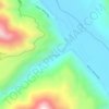 Mappa topografica Rongjuk, altitudine, rilievo