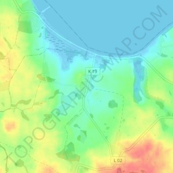 Mappa topografica Niendorf, altitudine, rilievo