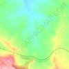 Mappa topografica Coscoll, altitudine, rilievo