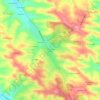 Mappa topografica A Enmaurin Neuf, altitudine, rilievo