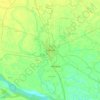 Mappa topografica Katihar, altitudine, rilievo