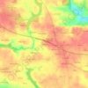 Mappa topografica Kerligoar, altitudine, rilievo