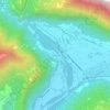 Mappa topografica Frassené, altitudine, rilievo