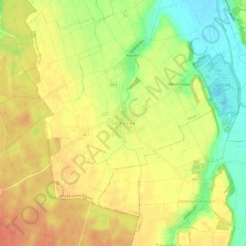 Mappa topografica Stoffenried, altitudine, rilievo