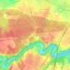 Mappa topografica Chanteloup, altitudine, rilievo