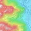 Mappa topografica Miex, altitudine, rilievo