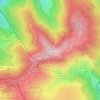 Mappa topografica Schauinsland, altitudine, rilievo