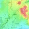 Mappa topografica Henwood, altitudine, rilievo