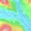 Mappa topografica Logierait, altitudine, rilievo