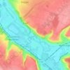 Mappa topografica Étran, altitudine, rilievo