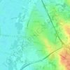 Mappa topografica Les Marchands, altitudine, rilievo