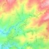 Mappa topografica Clauzelles, altitudine, rilievo