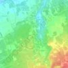 Mappa topografica Mojon, altitudine, rilievo