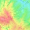 Mappa topografica Chazeix, altitudine, rilievo