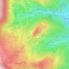 Mappa topografica Roche de Solutré, altitudine, rilievo