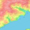 Mappa topografica Kérézoun, altitudine, rilievo