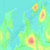 Mappa topografica North Fair Haven, altitudine, rilievo