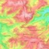 Mappa topografica Hürxtal, altitudine, rilievo