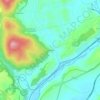 Mappa topografica Bercedo, altitudine, rilievo