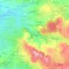 Mappa topografica Le Pouët, altitudine, rilievo