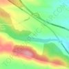 Mappa topografica La Cañiza, altitudine, rilievo