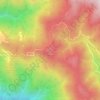Mappa topografica Monte Faggiolo, altitudine, rilievo