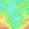 Mappa topografica Telline, altitudine, rilievo