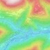 Mappa topografica Piecagnano, altitudine, rilievo