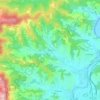 Mappa topografica Le Ville, altitudine, rilievo