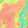 Mappa topografica Moselsürsch, altitudine, rilievo