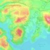 Mappa topografica Renedo de Zalima, altitudine, rilievo