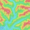 Mappa topografica Alpha, altitudine, rilievo
