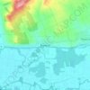 Mappa topografica Bisseuil, altitudine, rilievo